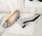 2017 Louis vitton women shoes in Patent leather Heel 4.5cm SW0642