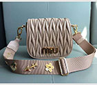 2017 Miu Miu Shoulder BAG in Lambskin leather 5BH085