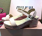 2017 Miu Miu women Sandals in Calfskin leather BMS0235