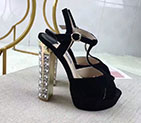 2017 Miu Miu women Sandals in Nubuck Leather Heel Height 13.5cm BMS0240