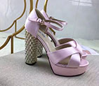 2017 Miu Miu women Sandals in silk Heel Height 12cm BMS0239
