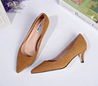 2017 Miu Miu women shoes in Nubuck Leather Heel Height 5.5cm