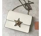 2017 MiuMiu Chain Shoulder Bag in Calfskin leather 5BH067 5BH067