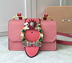 2017 MiuMiu Shoulder BAG IN LEATHER 5BH609 5BH609