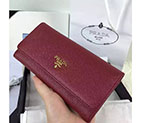2017 Prada Bi-Fold Wallet Original leather 1M1132