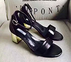 2017 Prada women Sandals in Lambskin leather Heel Height 6.5cm PSW0257
