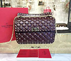 2017 VALENTINO GARAVANI ROCKSTUD SPIKE MEDIUM BAG 0122