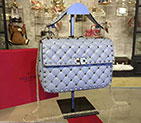 2017 VALENTINO GARAVANI ROCKSTUD SPIKE MEDIUM BAG 0122