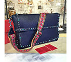 2017 Valentino Men ROCKSTUD ROLLING MESSENGER 0551