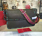 2017 Valentino Men ROCKSTUD ROLLING MESSENGER 0551