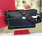 2017 Valentino Men ROCKSTUD ROLLING MESSENGER 0554