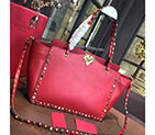 2017 Valentino ROCKSTUD NOIR MEDIUM TOTE 0973 0973