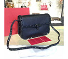 2017 Valentino ROCKSTUD ROLLING NOIR CROSS BODY BAG 0936M