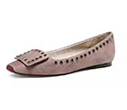 2017 Valentino women Flat shoes in Nubuck Leather VN0385