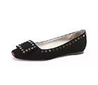 2017 Valentino women Flat shoes in Nubuck Leather VN0386