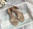 2017 Valentino women Flat shoes with rivet VN0394