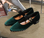 2017 Valentino women shoes in velvet VN0390