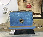 2017 Versace PATCHWORK SUEDE PYTHON HANDBAG 320666 320666