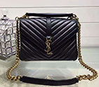 2017 YSL Saint Laurent CLASSIC Medium MONOGRAM BAG IN LEATHER 428056 428056