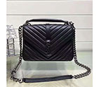 2017 YSL Saint Laurent CLASSIC Medium MONOGRAM BAG IN LEATHER 428056 428056