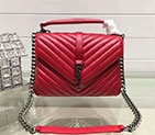 2017 YSL Saint Laurent CLASSIC Medium MONOGRAM BAG IN LEATHER 428056 428056