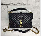 2017 YSL Saint Laurent LARGE COLLEGE BAG IN Original LEATHER 392737