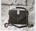 2017 YSL Saint Laurent LARGE COLLEGE BAG IN Original LEATHER 392737