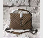 2017 YSL Saint Laurent LARGE COLLEGE BAG IN Original LEATHER 392737