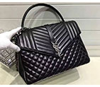2017 YSL Saint Laurent LASSIC LARGE COLLEGE MONOGRAM BAG IN LEATHER 392738 392738