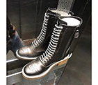 2017 chanle women Boot in Calfskin leather CHW1496