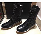 2017 chanle women Boot in Calfskin leather CHW1543