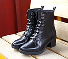 2017 chanle women Boot in Calfskin leather 5cm Heel CHW1505