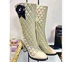 2017 chanle women Boot in Lambskin leather CHW1604