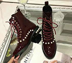 2017 chanle women Boot in Patent leather CHW1596