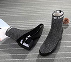 2017 chanle women Boot in Patent leather with sock CHW1615