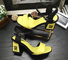 2017 chanle women Sandals in Calfskin leather Heel Height 6.5cm CHW1483