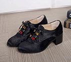 2017 chanle women Shoes in Calfskin leather with horse hair
