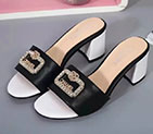 2017 chanle women Slippers in Calfskin leather CHW1369