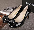 2017 chanle women high-heeled shoes in Patent leather CHW1382