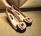 2017 chanle women shoes in sheepskin leather CHW1325
