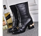 2017 gucci women Boots shoes in Calfskin leather Heel Height 7cm