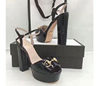 2017 gucci women Sandals in Calfskin leather Heel Height 13cm GWS560