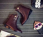 2017 gucci women Short Boots in Calfskin leather