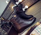 2017 gucci women Short Boots in Calfskin leather