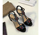 2017 gucci women high-heeled shoes Heel Height 8.5cm GWS498