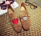 2017 gucci women shoes in Nubuck Leather GWS395