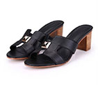 2017 hermes women Sandals in leather with rivet HWS251