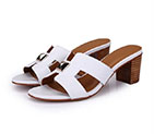 2017 hermes women Sandals in leather with rivet HWS253