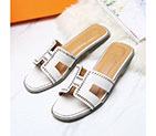 2017 hermes women Slippers in Calfskin leather HWS239