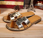 2017 hermes women Slippers in leather HWS236